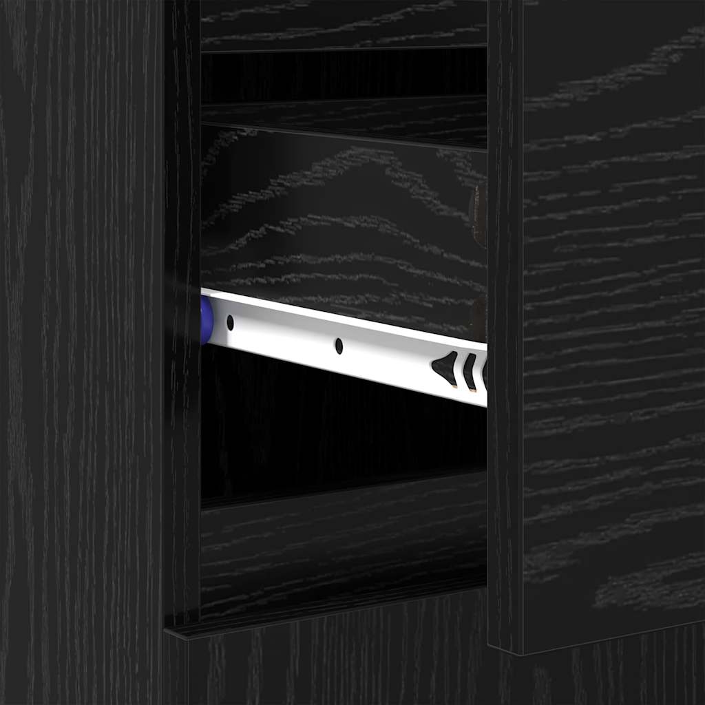 Kreveta Crni hrast 60 x 35 x 70 cm Konstruirano drvo