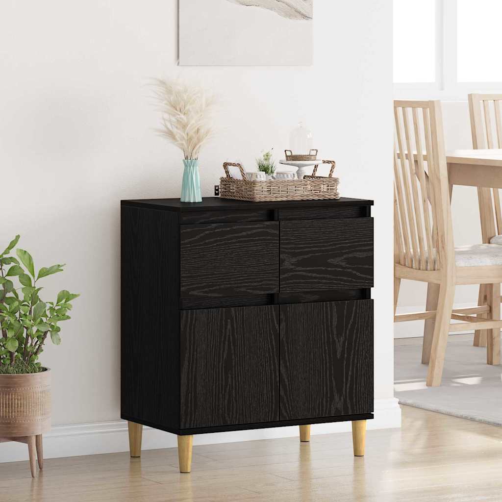 Kreveta Crni hrast 60 x 35 x 70 cm Konstruirano drvo