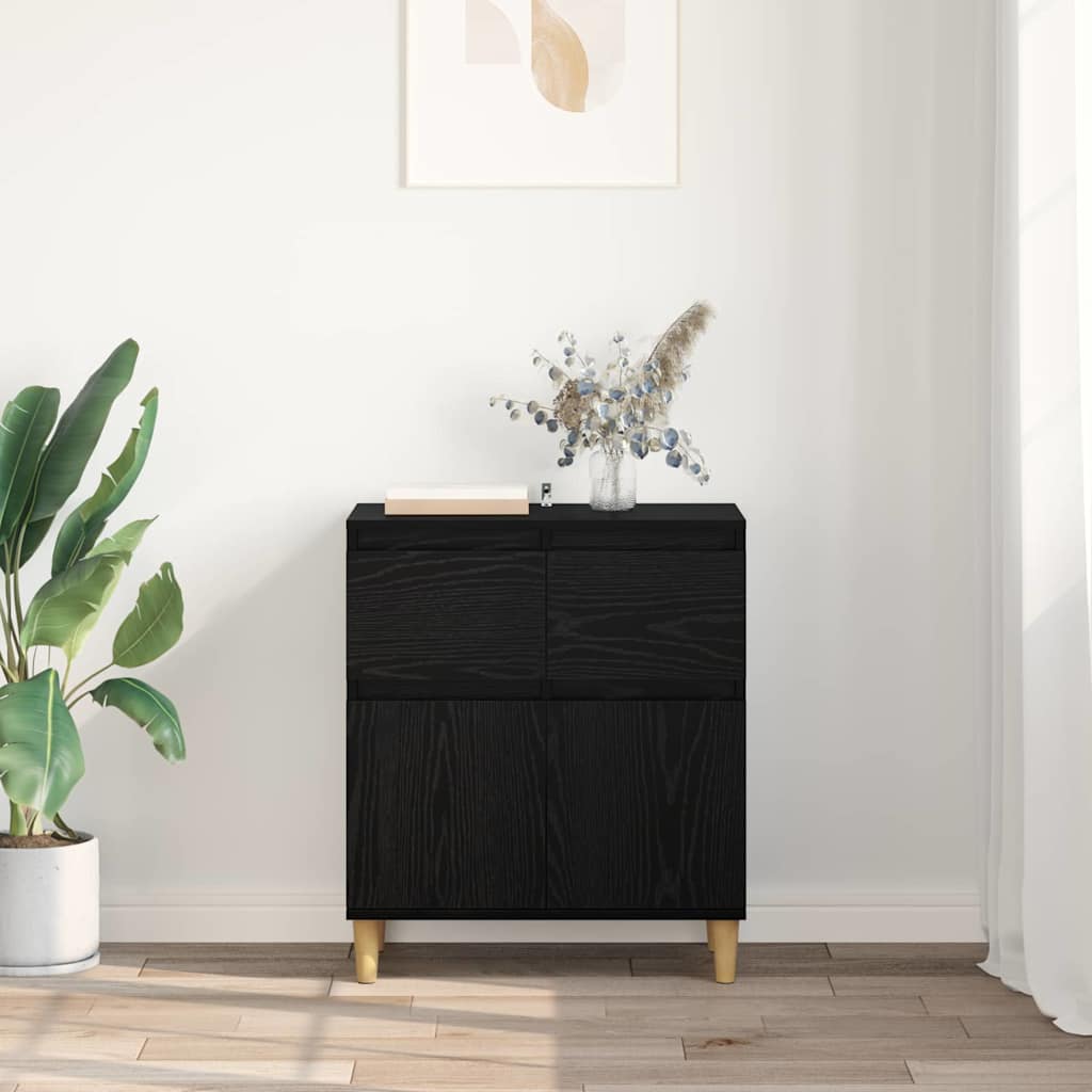 Kreveta Crni hrast 60 x 35 x 70 cm Konstruirano drvo