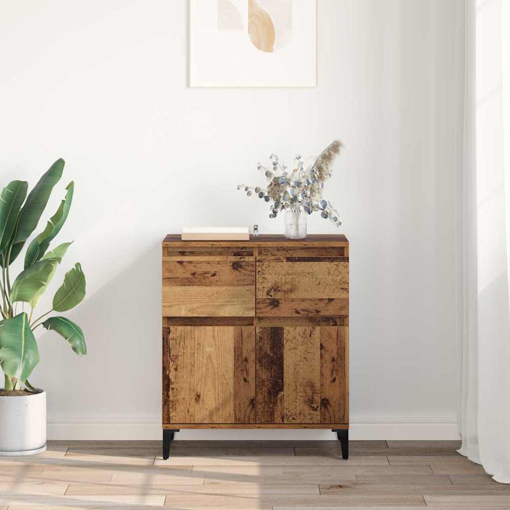 Kreveta Staro drvo 60 x 35 x 70 cm Obrađeno drvo i čelik