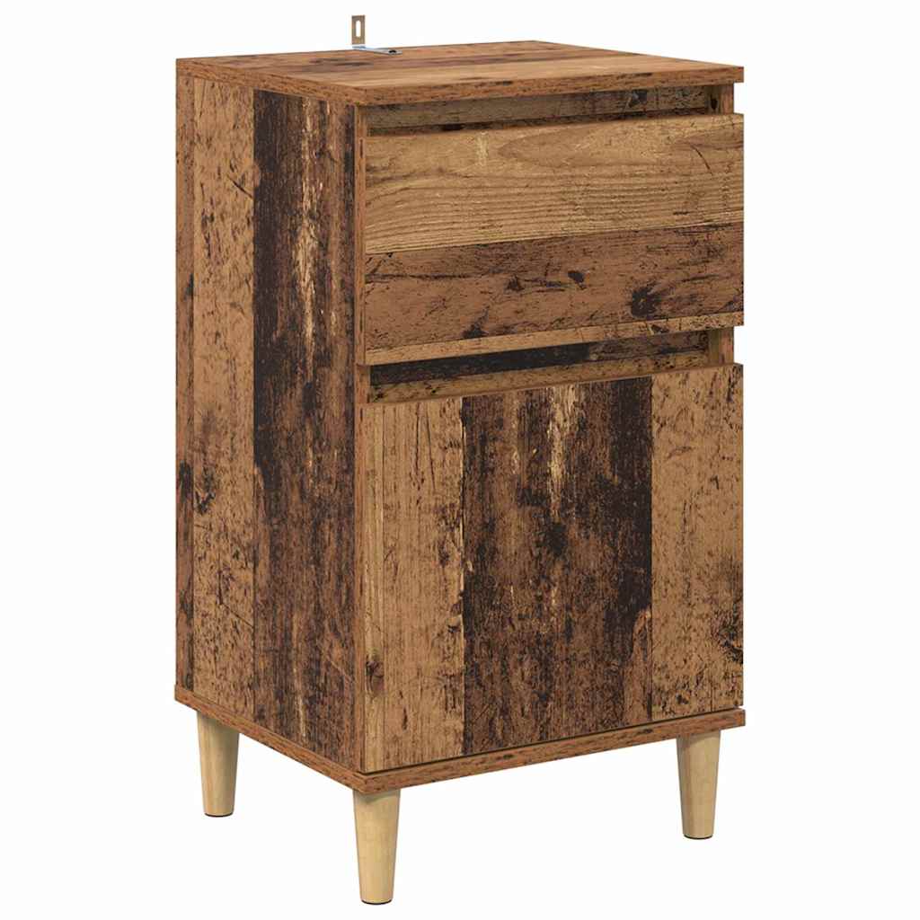 Noćni ormar Staro drvo 40 x 35 x 70 cm Konstruirano drvo