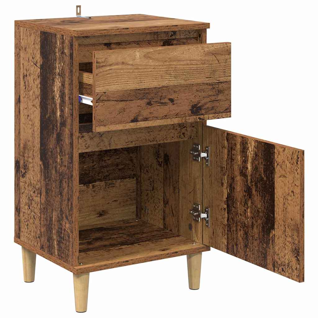 Noćni ormar Staro drvo 40 x 35 x 70 cm Konstruirano drvo