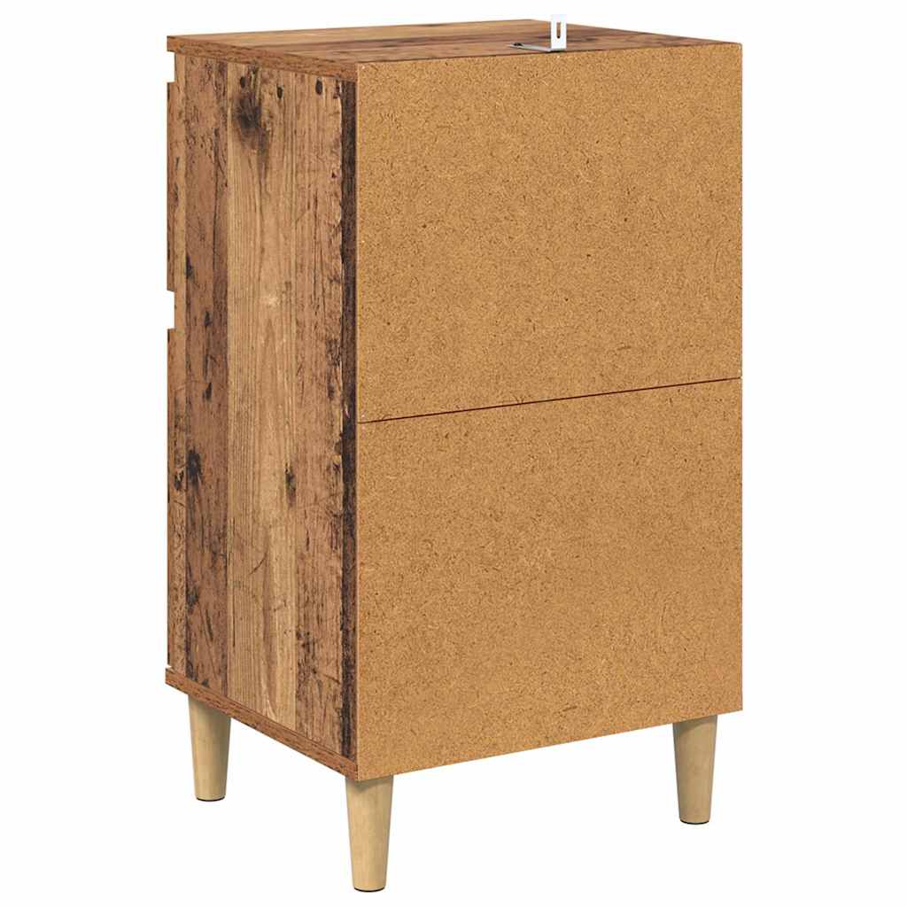 Noćni ormar Staro drvo 40 x 35 x 70 cm Konstruirano drvo
