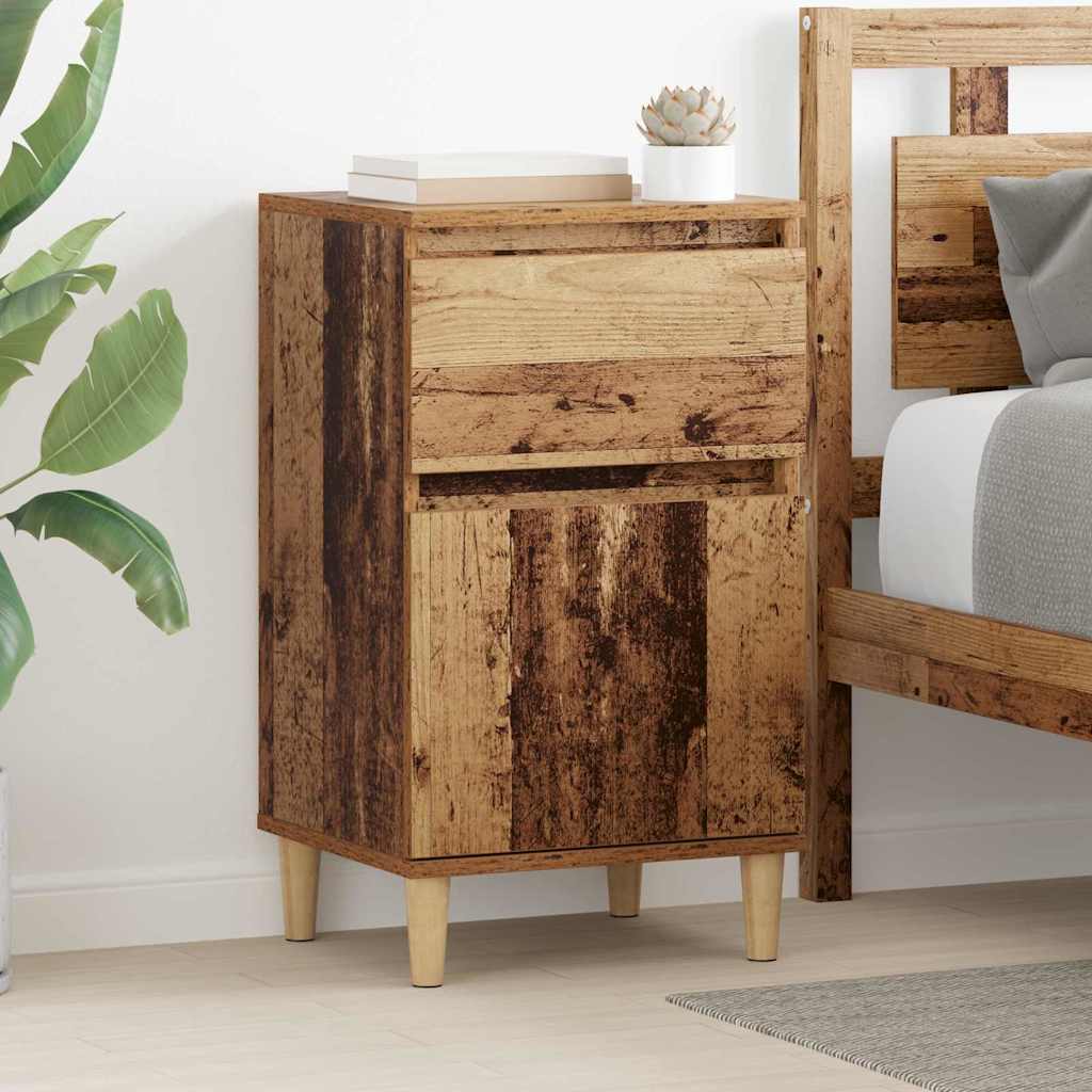 Noćni ormar 2 pcs Staro drvo 40 x 35 x 70 cm Konstruirano drvo