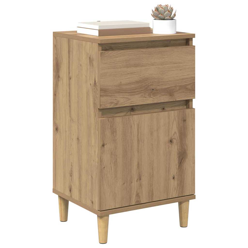 Noćni ormar s ladicama 2 pcs Umjetnički hrast 40 x 35 x 70 cm