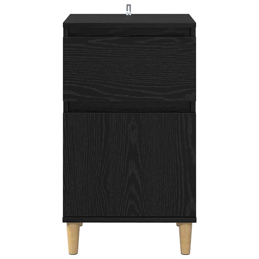 Noćni ormar Crni hrast 40 x 35 x 70 cm Konstruirano drvo