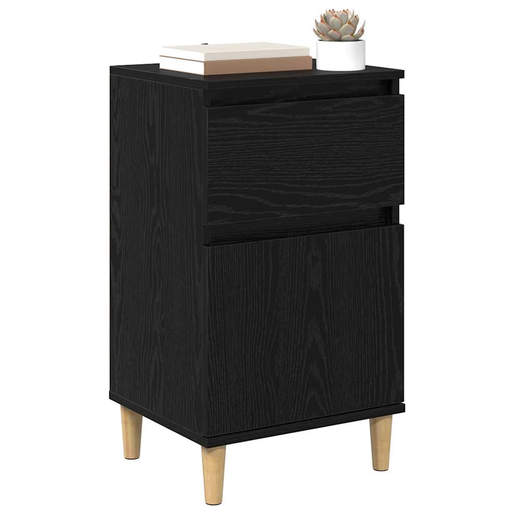 Noćni ormar Crni hrast 40 x 35 x 70 cm Konstruirano drvo