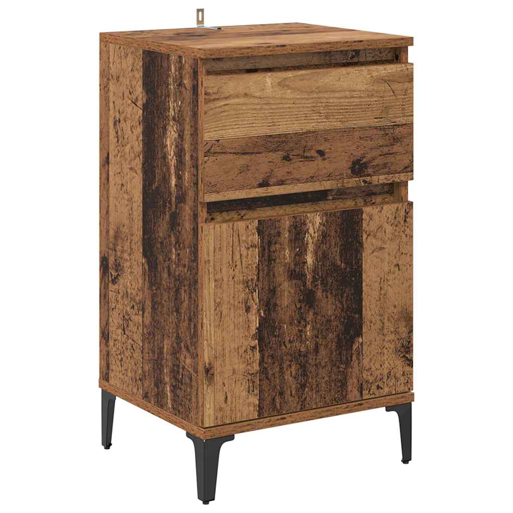 Noćni ormar Staro drvo 40 x 35 x 70 cm Konstruirano drvo
