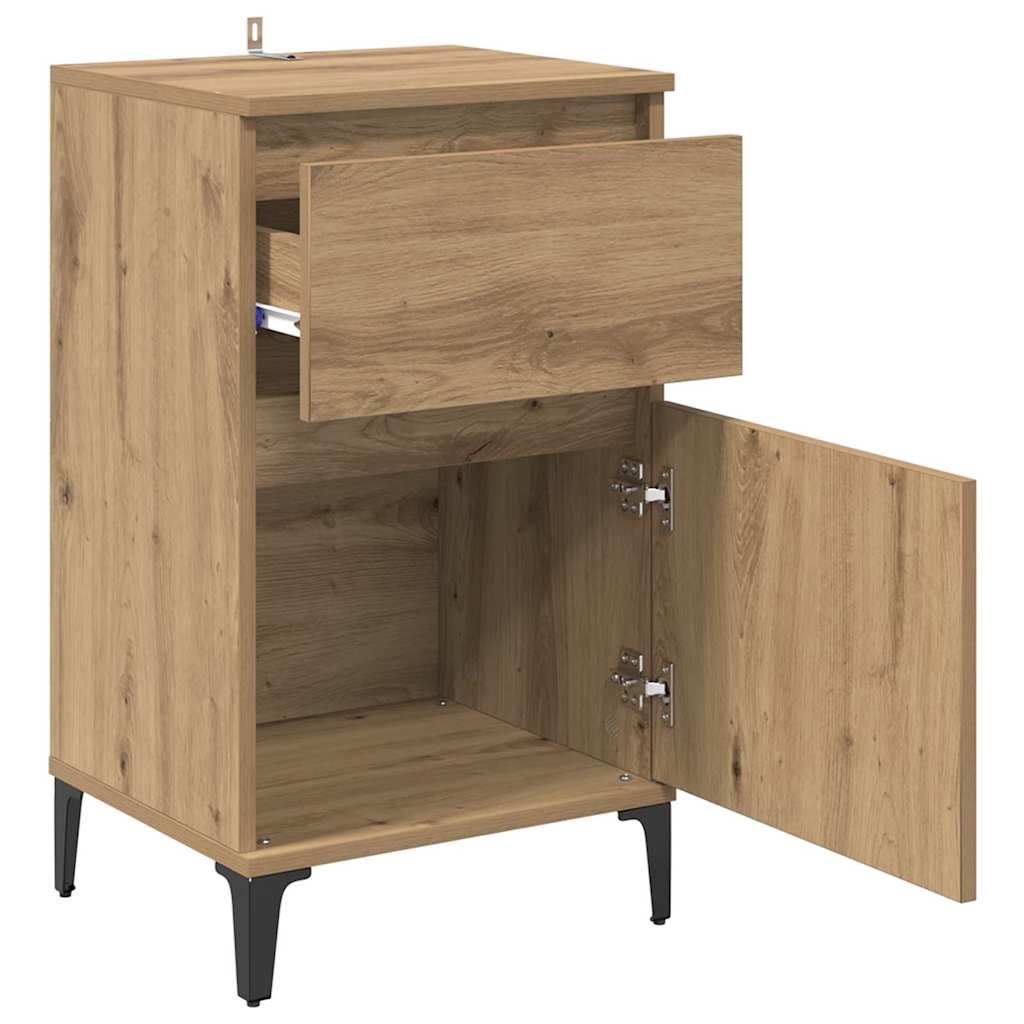Noćni ormar s ladicama 2 pcs Umjetnički hrast 40 x 35 x 70 cm