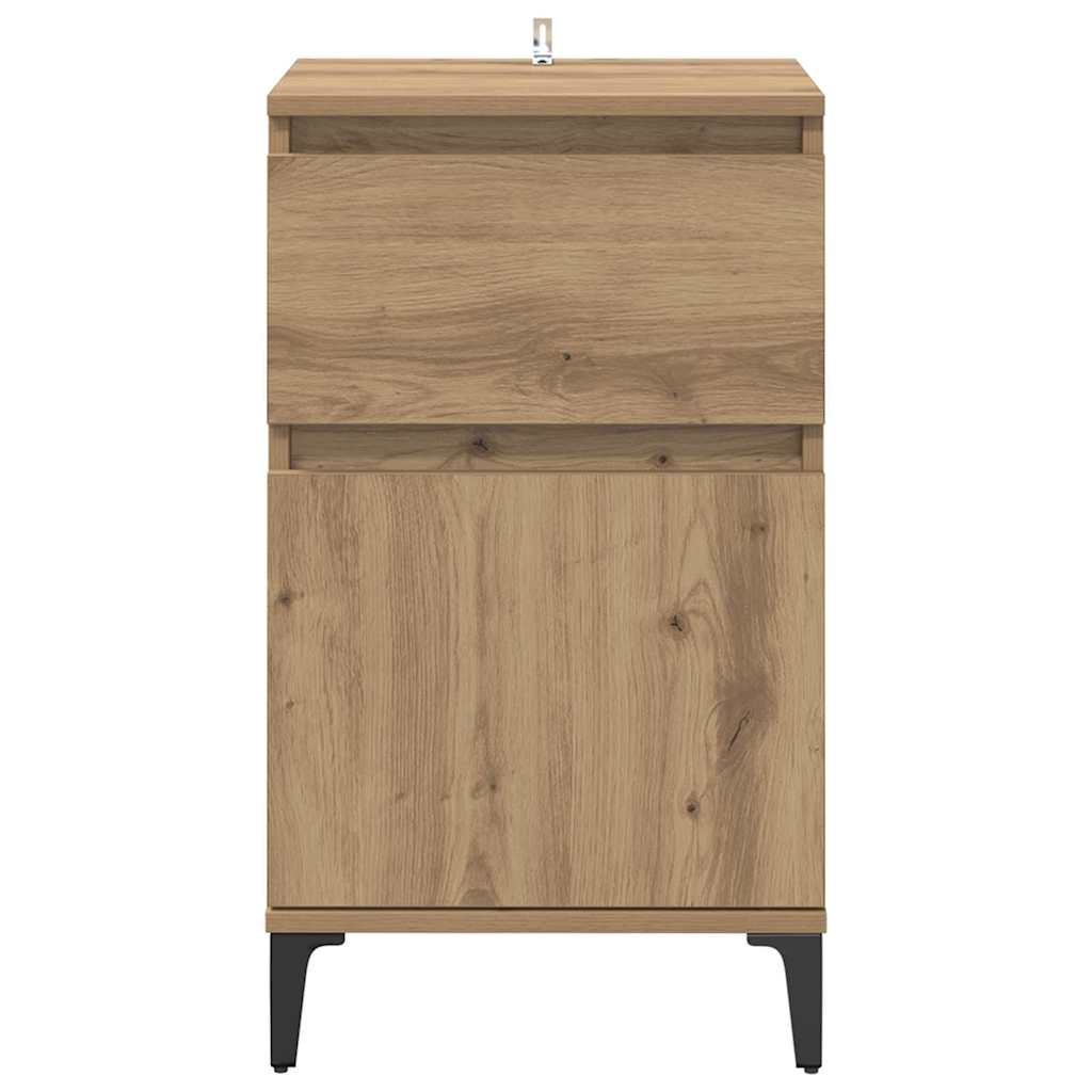 Noćni ormar s ladicama 2 pcs Umjetnički hrast 40 x 35 x 70 cm