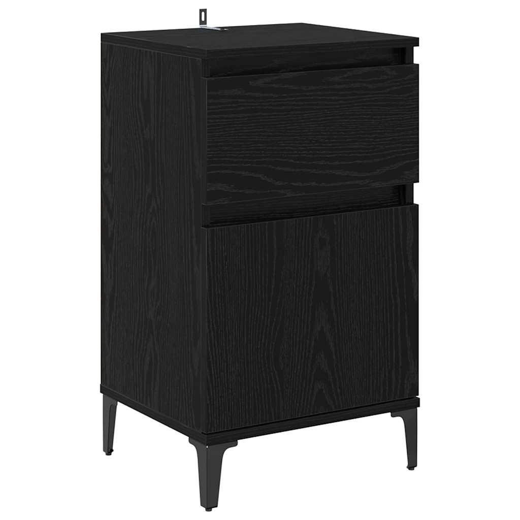 Noćni ormar Crni hrast 40 x 35 x 70 cm Konstruirano drvo