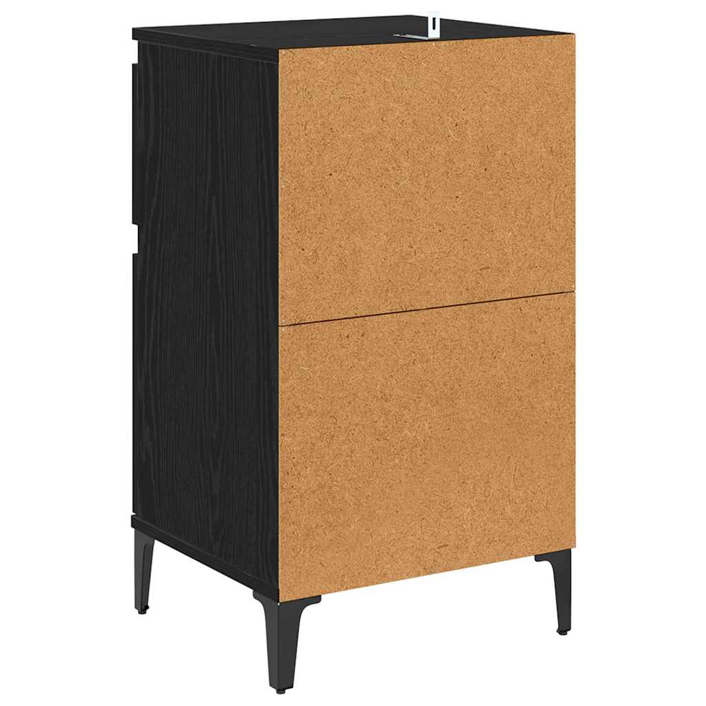Noćni ormar Crni hrast 40 x 35 x 70 cm Konstruirano drvo