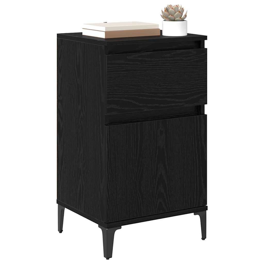 Noćni ormar Crni hrast 40 x 35 x 70 cm Konstruirano drvo