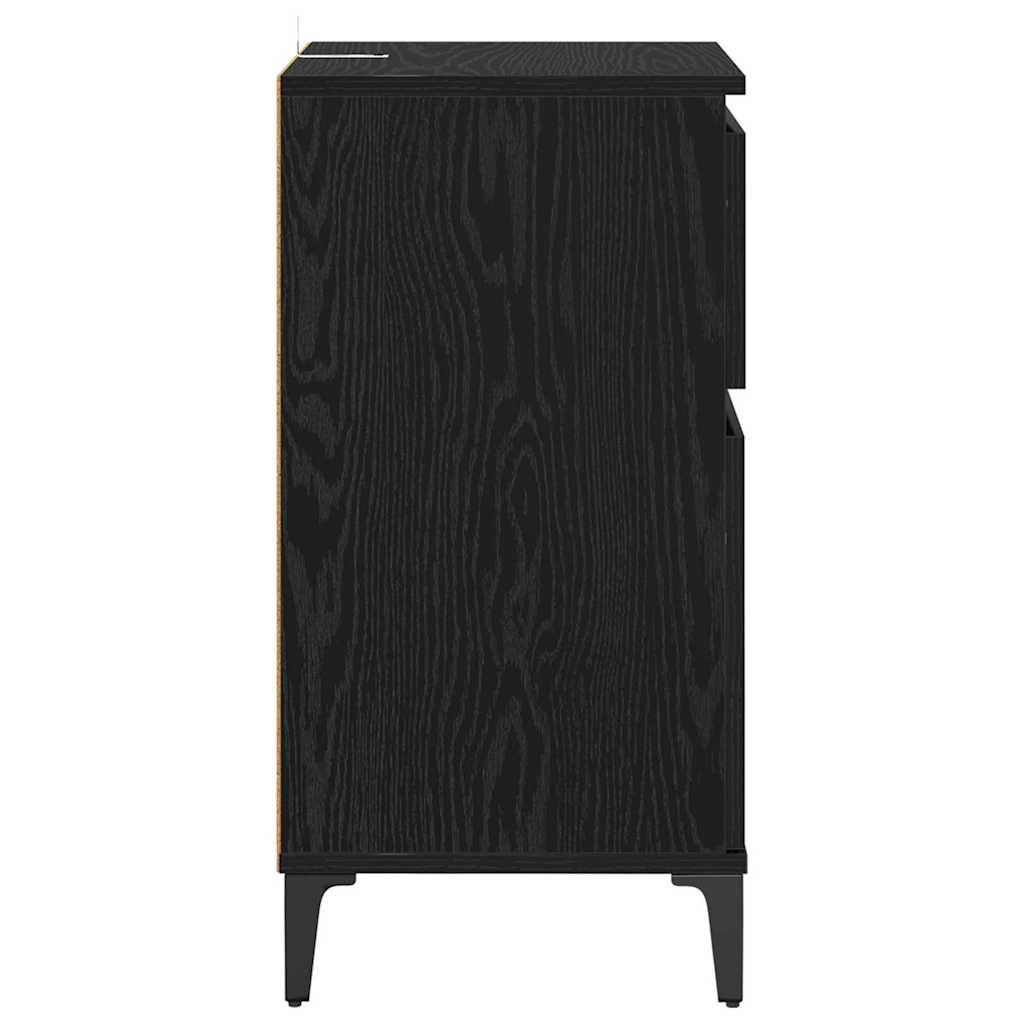 Noćni ormar Crni hrast 40 x 35 x 70 cm Konstruirano drvo