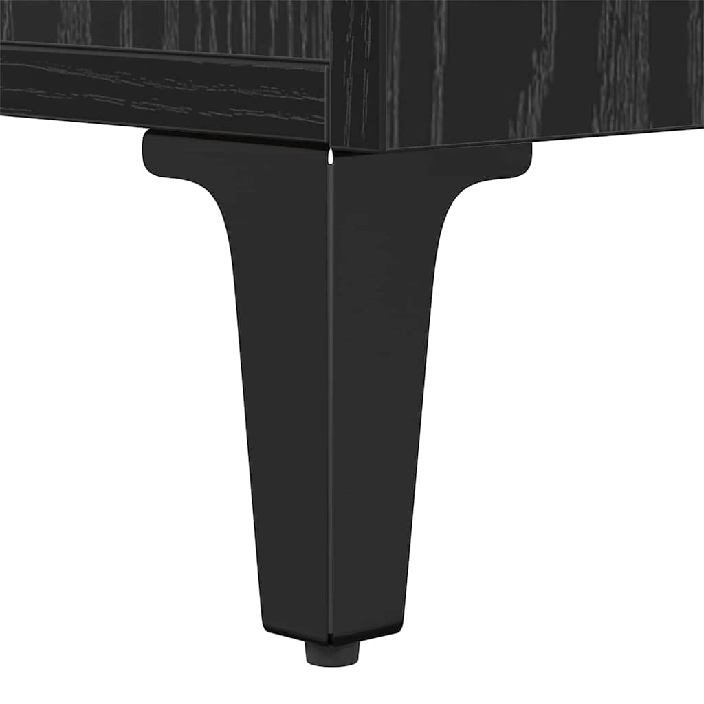 Noćni ormar 2 pcs Crni hrast 40 x 35 x 70 cm Konstruirano drvo