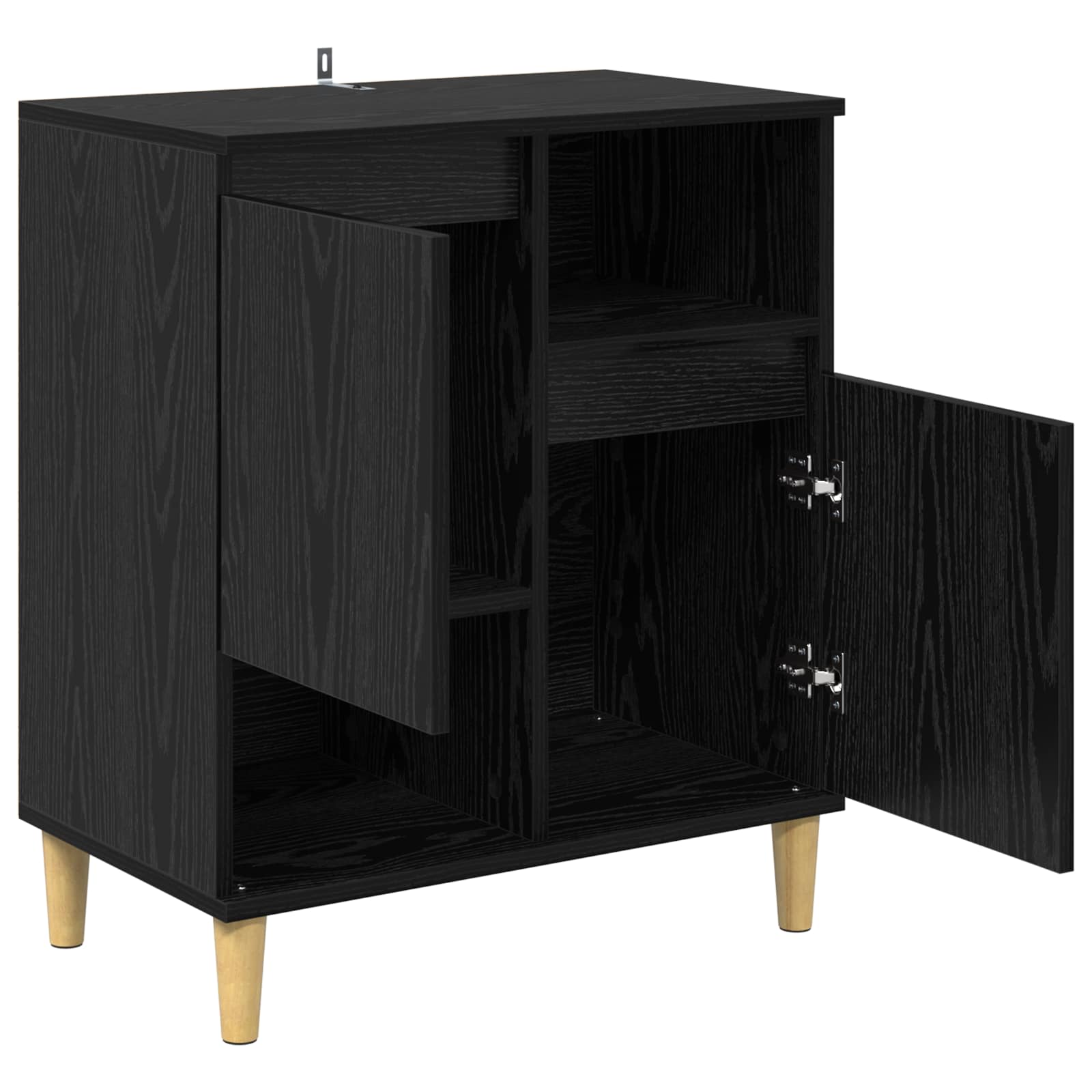 Kreveta Crni hrast 35 x 60 x 70 cm Konstruirano drvo