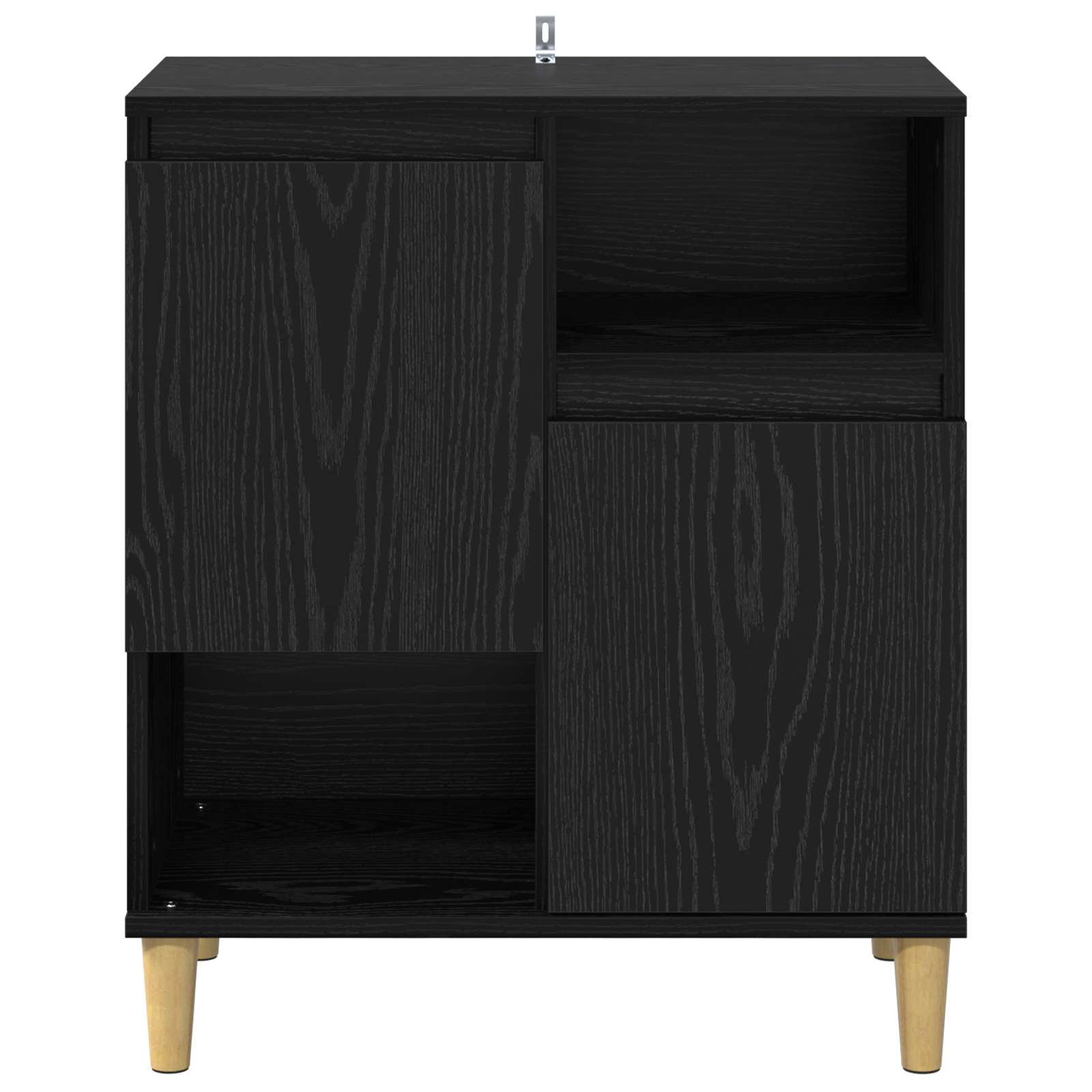 Kreveta Crni hrast 35 x 60 x 70 cm Konstruirano drvo