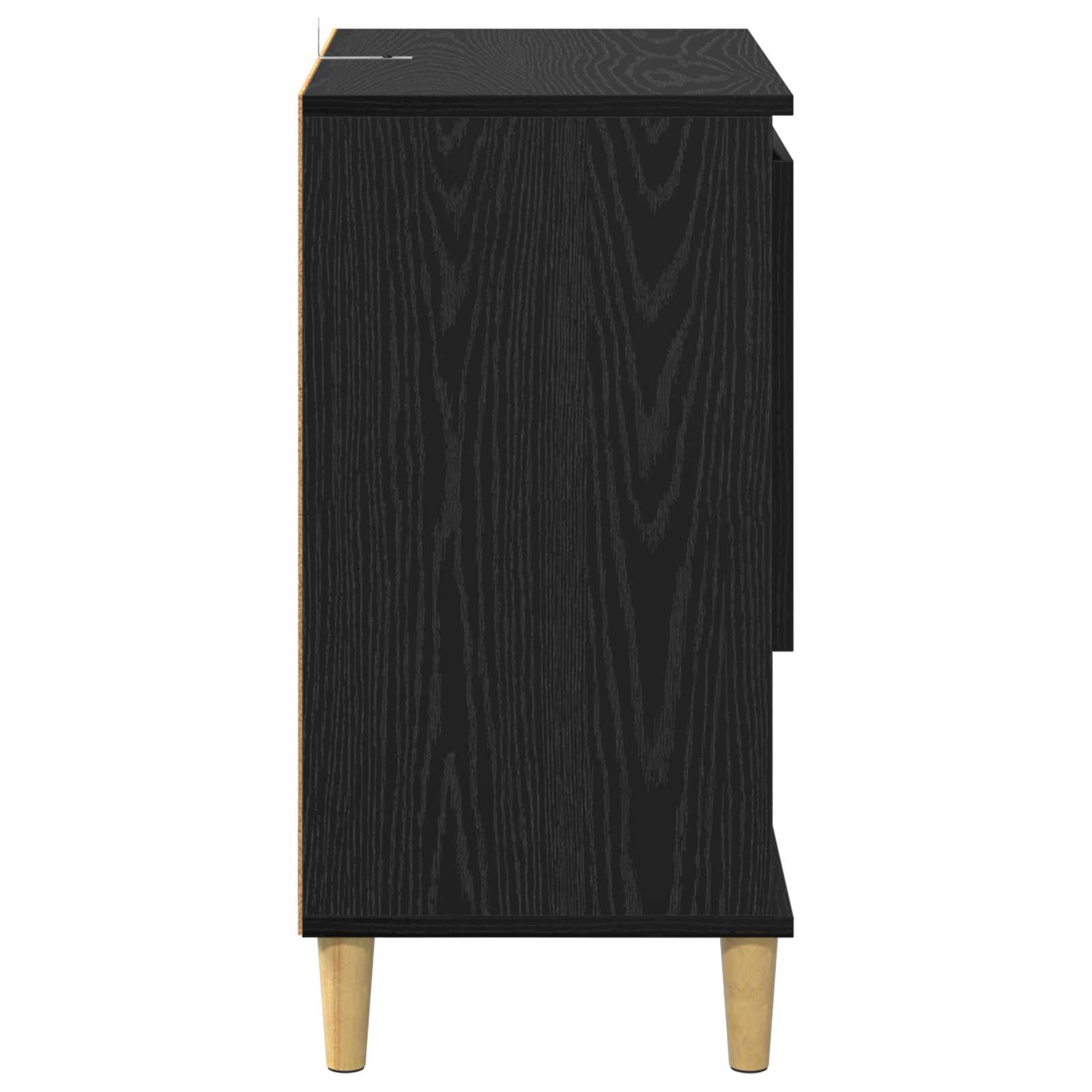 Kreveta Crni hrast 35 x 60 x 70 cm Konstruirano drvo