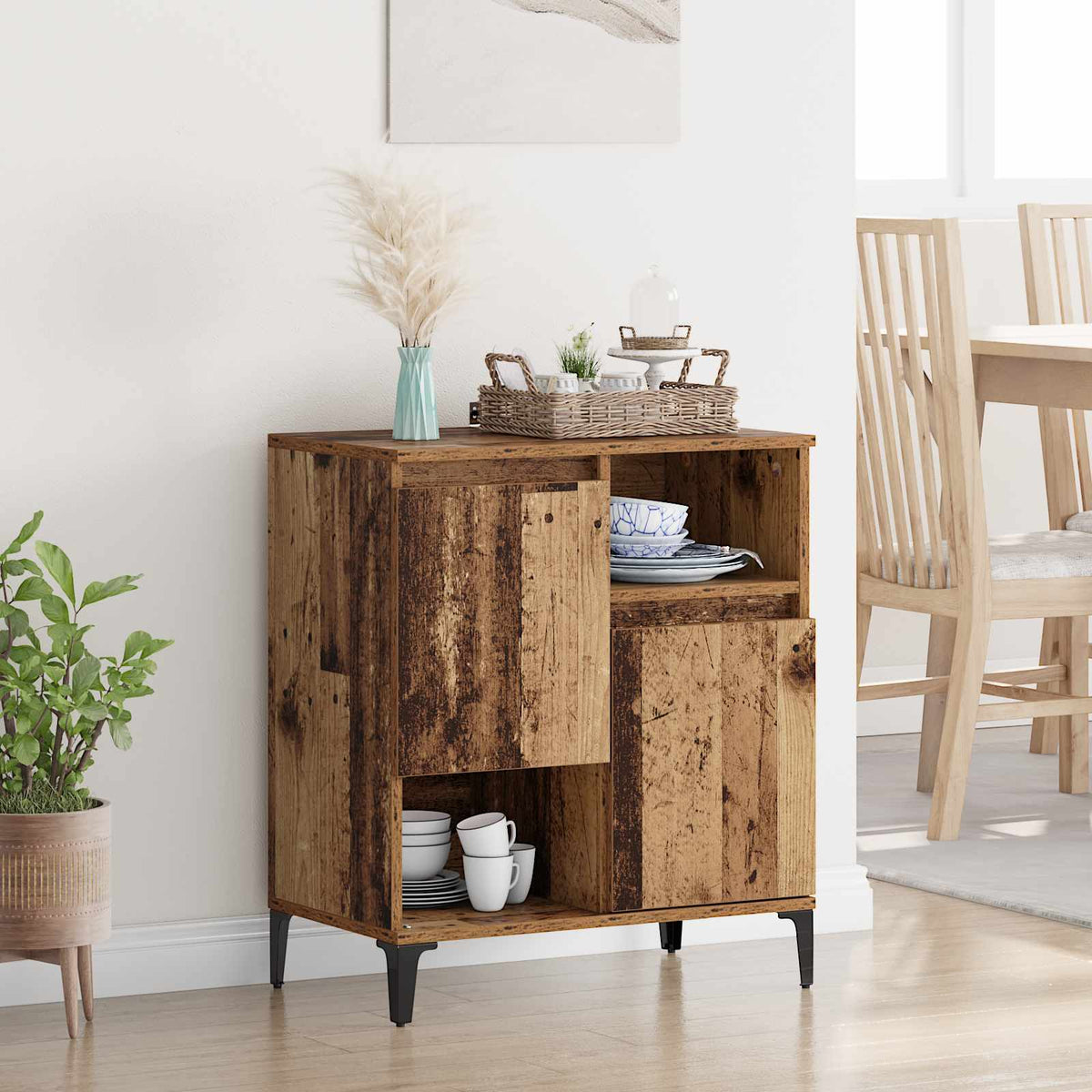 Kreveta Staro drvo 60 x 35 x 70 cm Konstruirano drvo