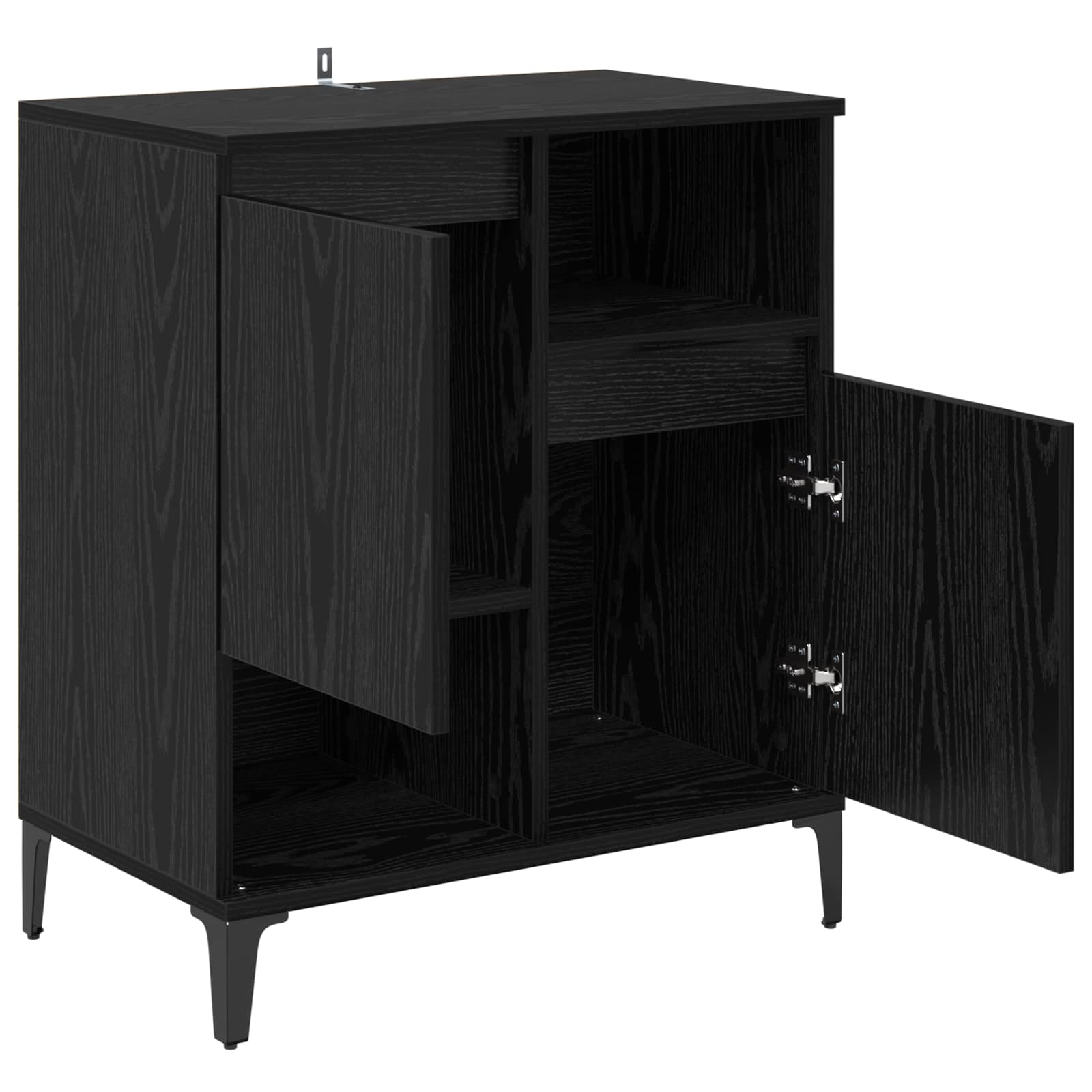 Kreveta Crni hrast 60 x 35 x 70 cm Konstruirano drvo