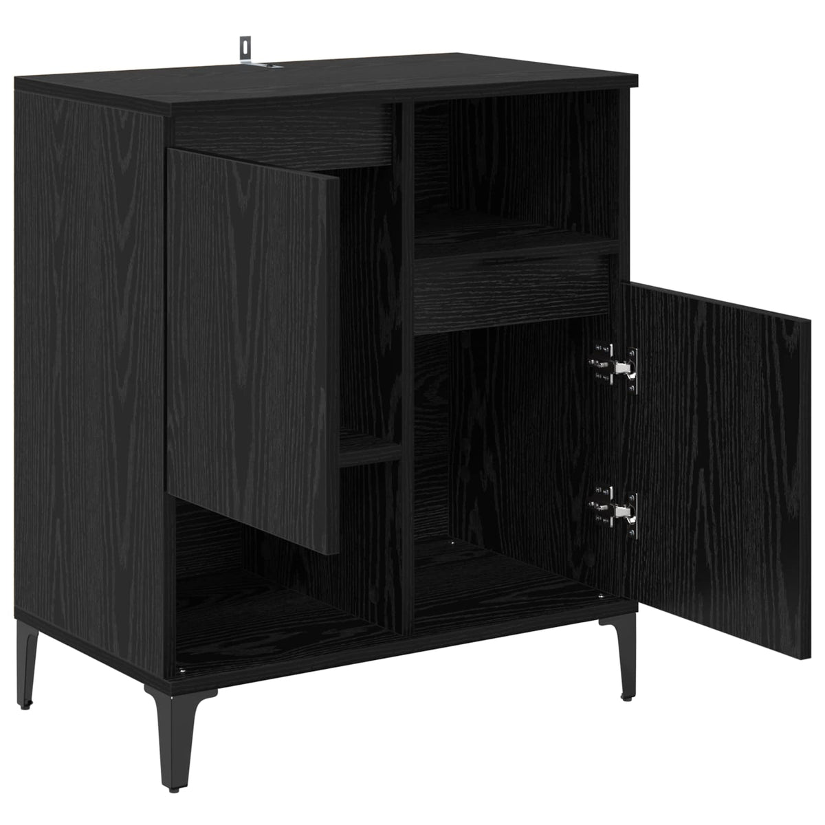 Kreveta Crni hrast 60 x 35 x 70 cm Konstruirano drvo
