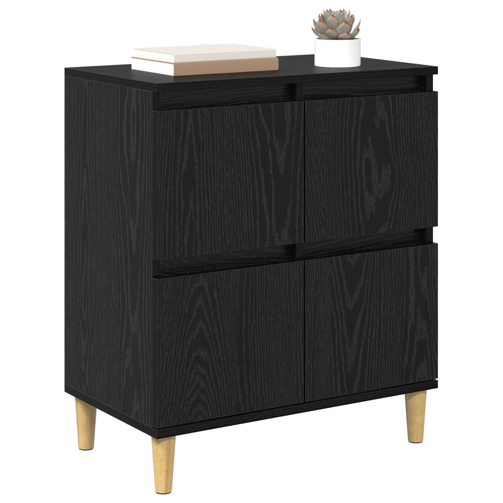 Kreveta Crni hrast 60 x 35 x 70 cm Konstruirano drvo