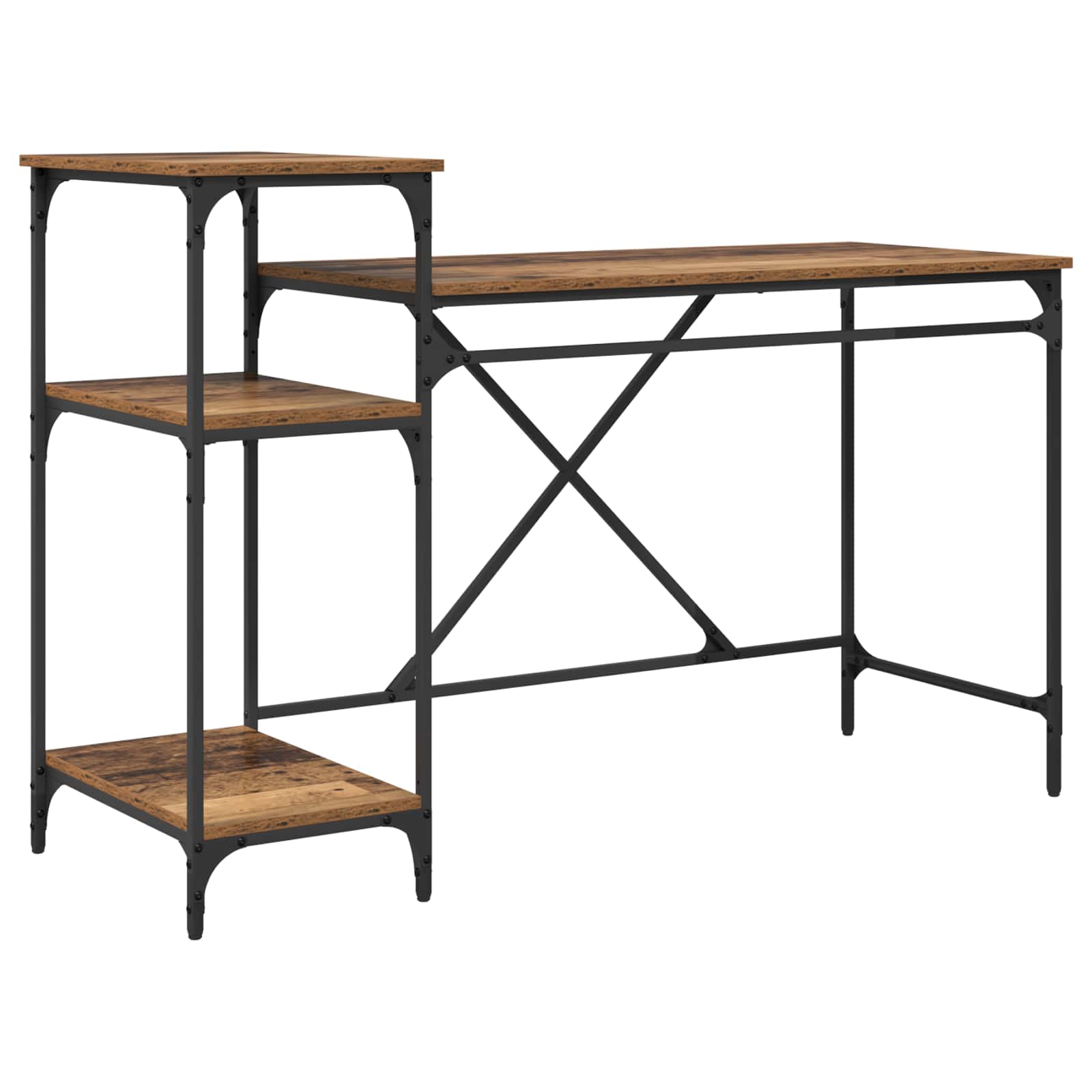 Stol Staro drvo 135 x 50 x 90 cm Konstruirano drvo