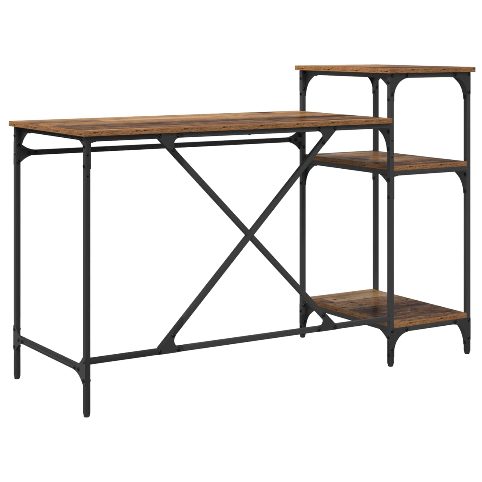 Stol Staro drvo 135 x 50 x 90 cm Konstruirano drvo
