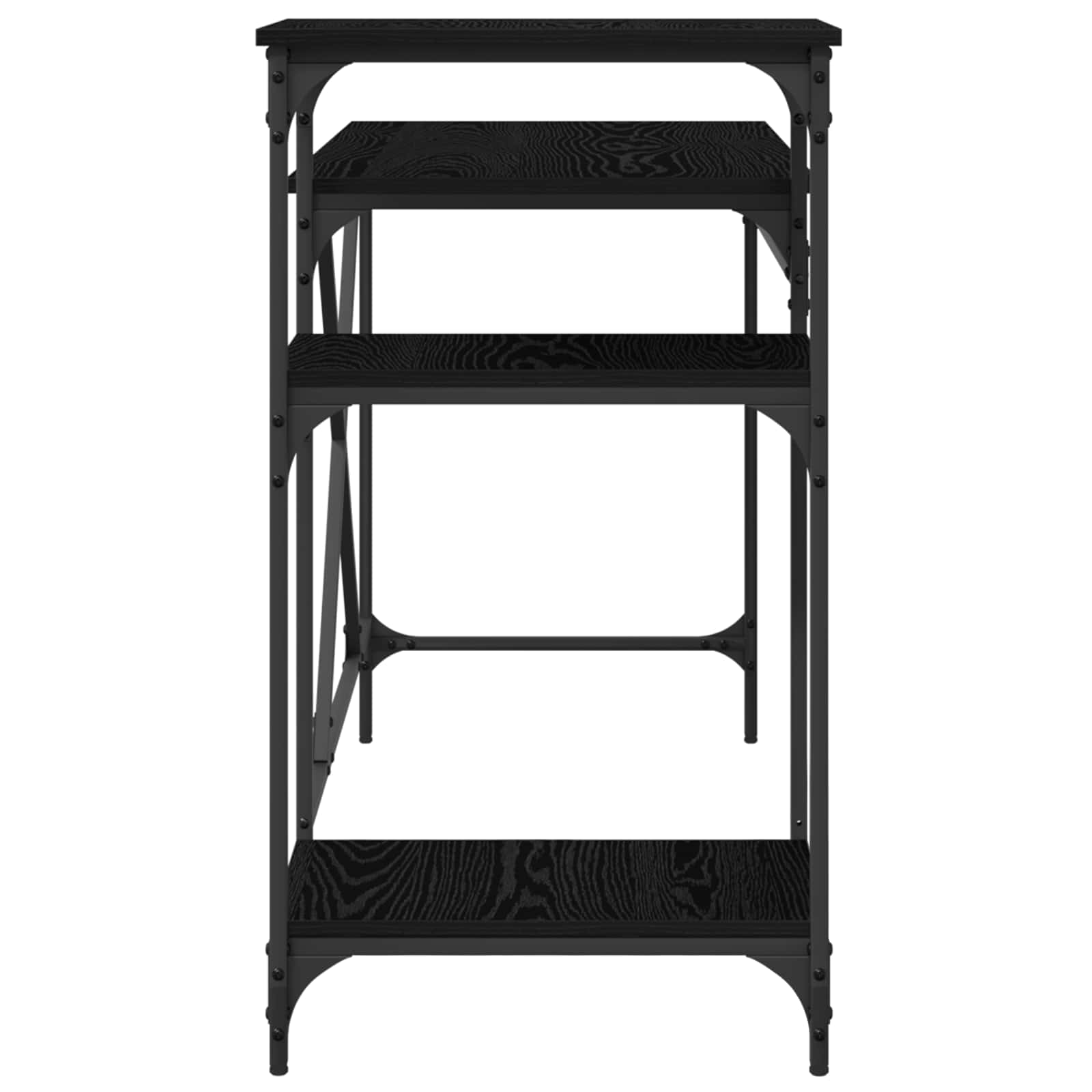Stol Crni hrast 135 x 50 x 90 cm Konstruirano drvo