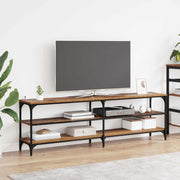 TV ormar Staro drvo 160 x 30 x 50 cm Obrađeno drvo i čelik