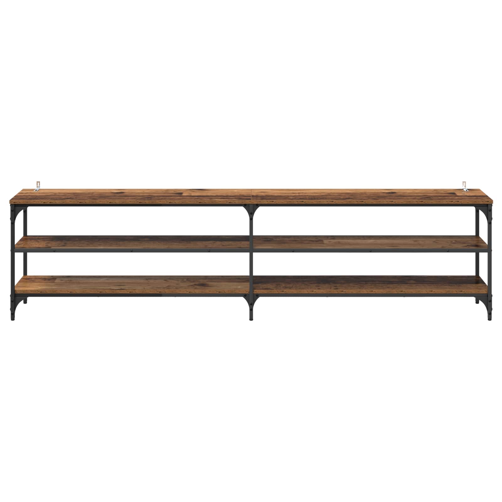 TV ormar Staro drvo 200 x 30 x 50 cm Obrađeno drvo i čelik