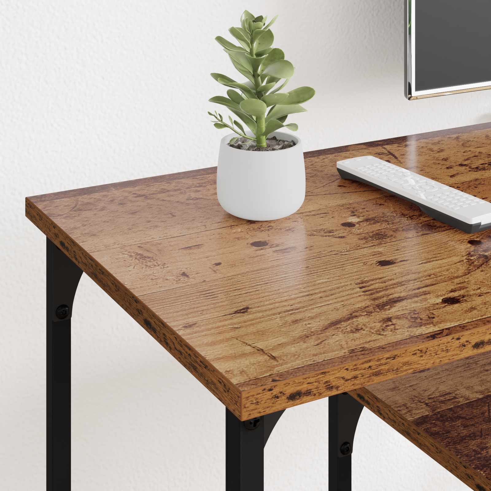 TV ormar Staro drvo 102 x 35 x 45,5 cm Obrađeno drvo i čelik
