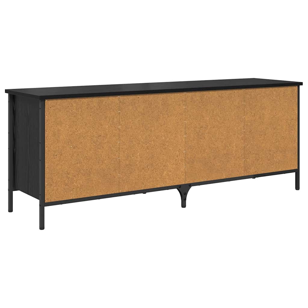 Ormar za cipele s policom Crni hrast 131 x 35 x 50 cm