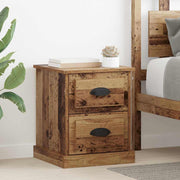 Noćni ormar Staro drvo 39 x 39 x 47.5 cm Konstruirano drvo
