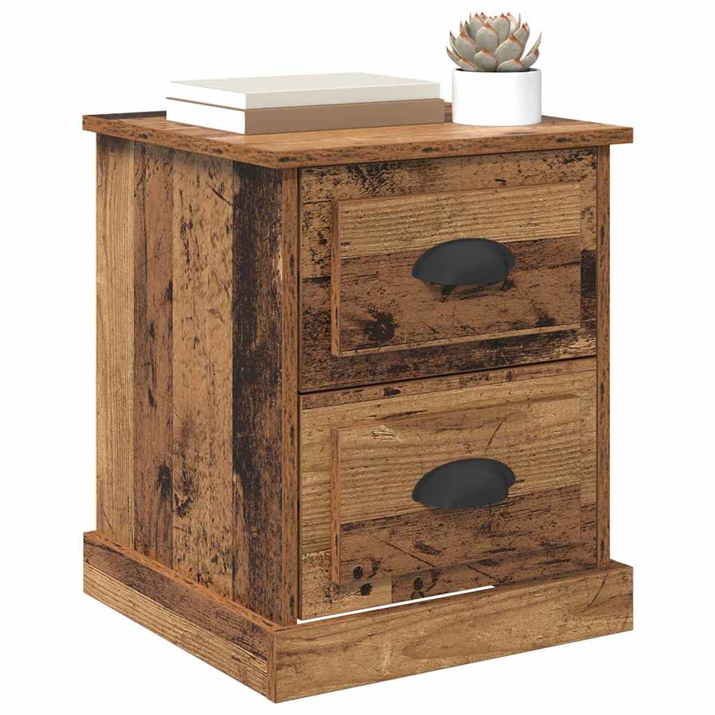 Noćni ormar Staro drvo 39 x 39 x 47.5 cm Konstruirano drvo