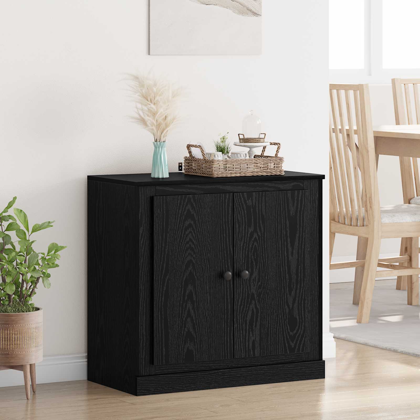 Kreveta Crni hrast 70 x 35,5 x 67,5 cm Konstruirano drvo