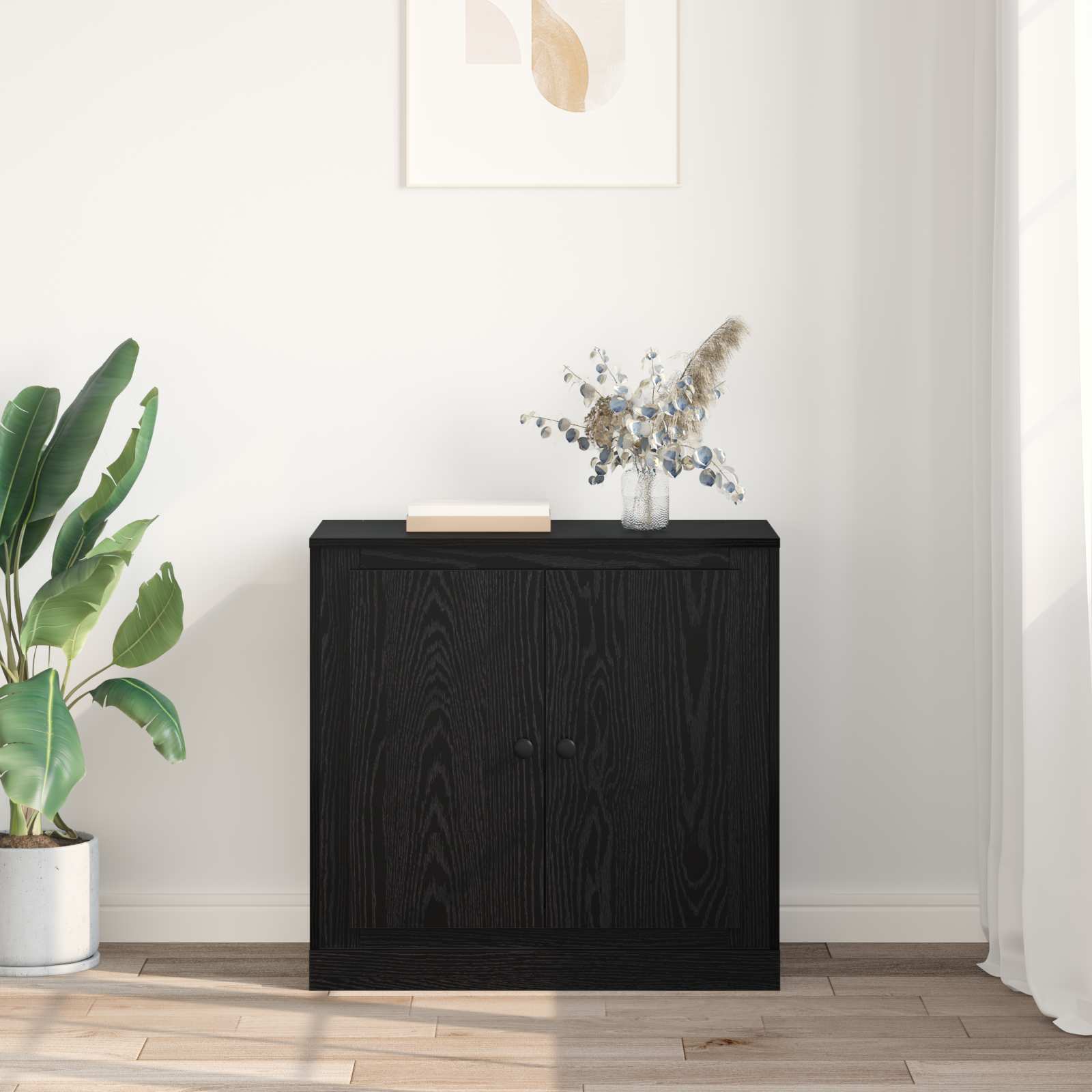 Kreveta Crni hrast 70 x 35,5 x 67,5 cm Konstruirano drvo
