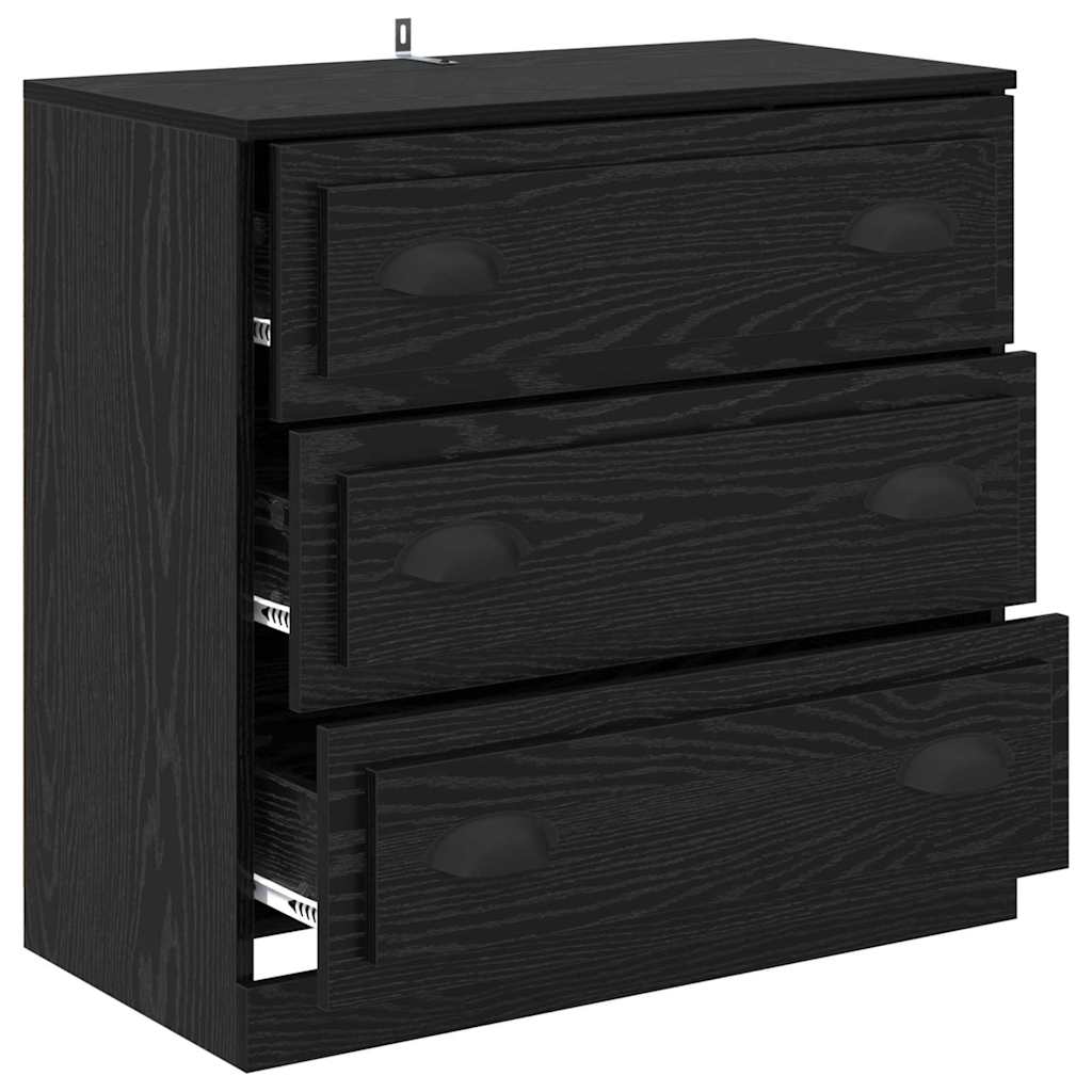 Kreveta Crni hrast 70 x 35,5 x 67,5 cm Konstruirano drvo