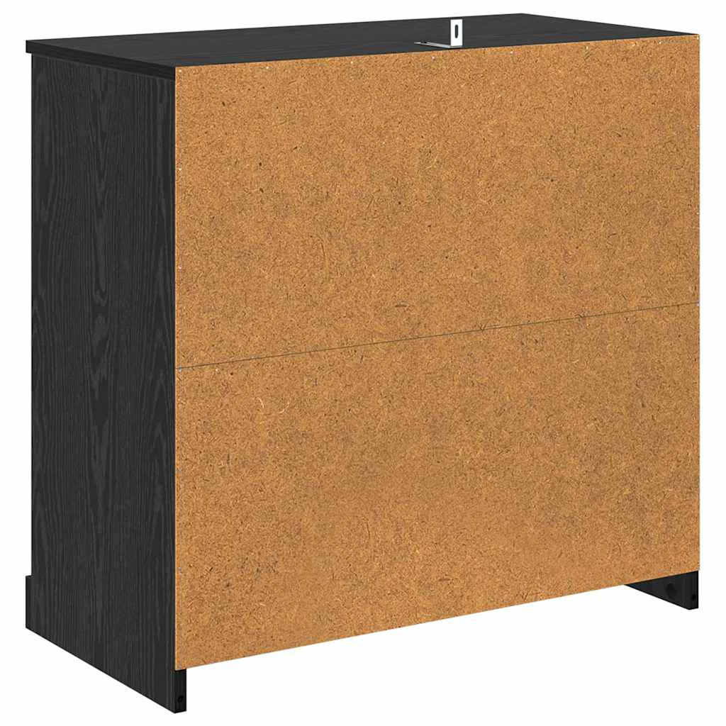 Kreveta Crni hrast 70 x 35,5 x 67,5 cm Konstruirano drvo