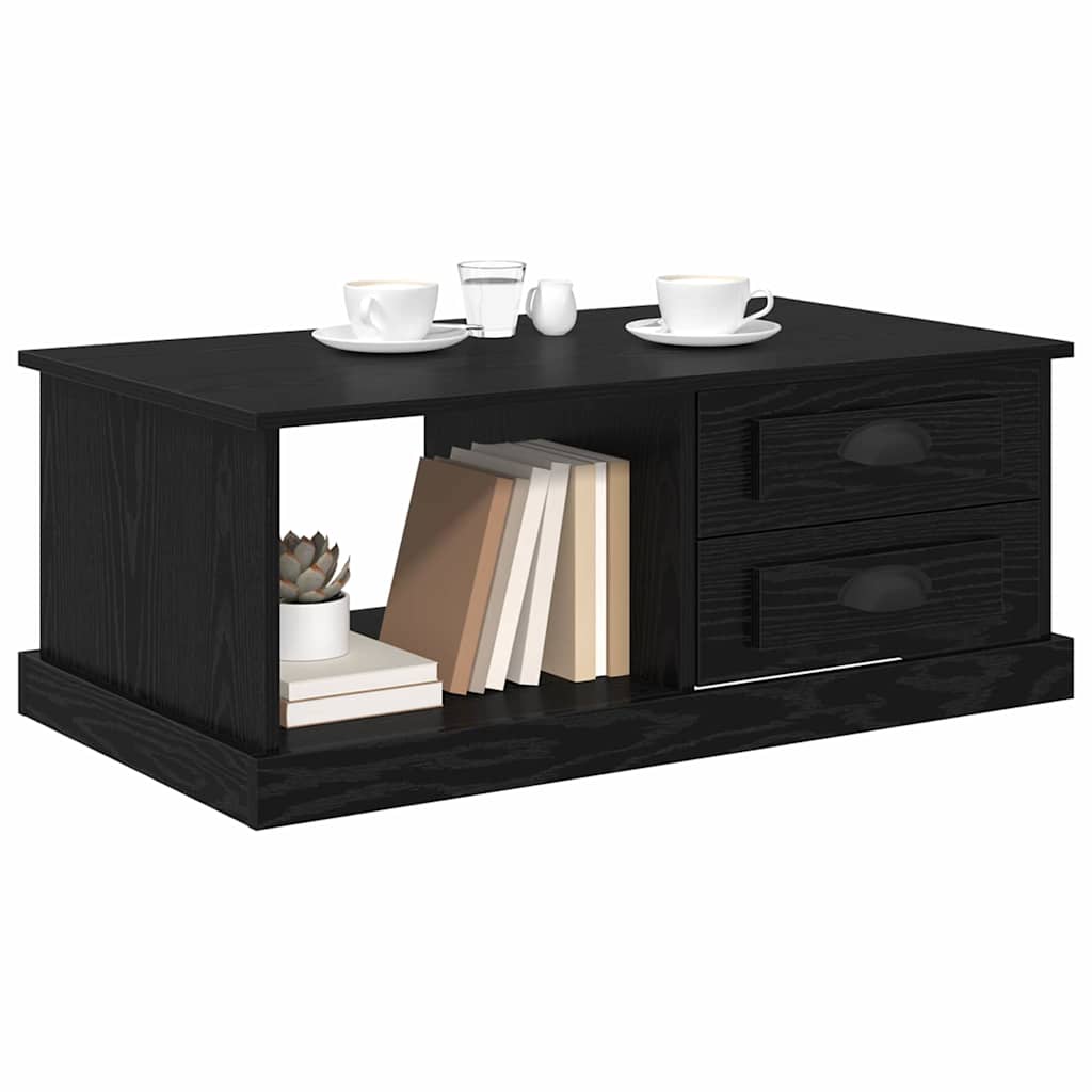Kava Stol Crni hrast 90 x 50 x 35 cm Konstruirano drvo