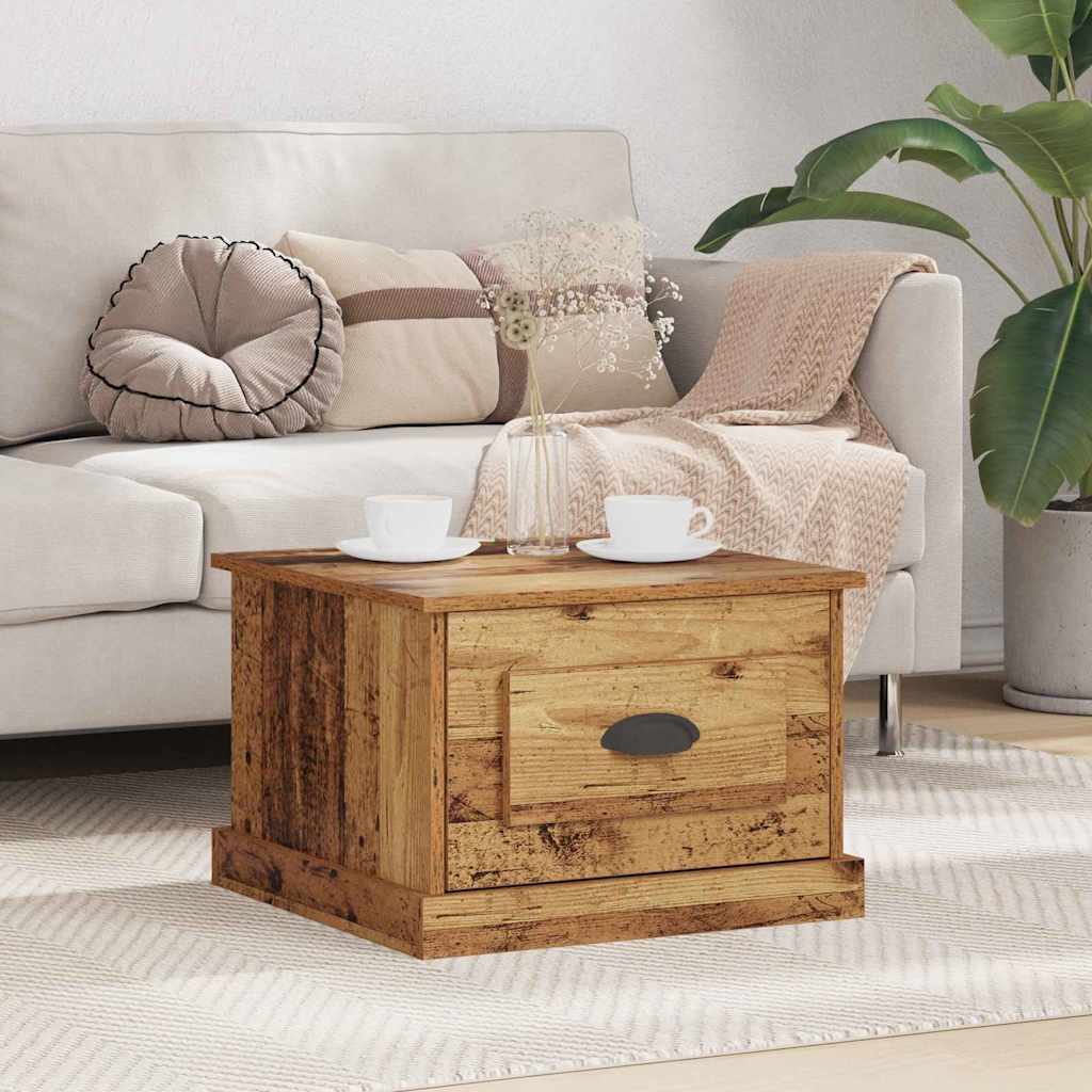 Stolić za kavu boja hrasta 50 x 50 x 35 cm konstruirano drvo