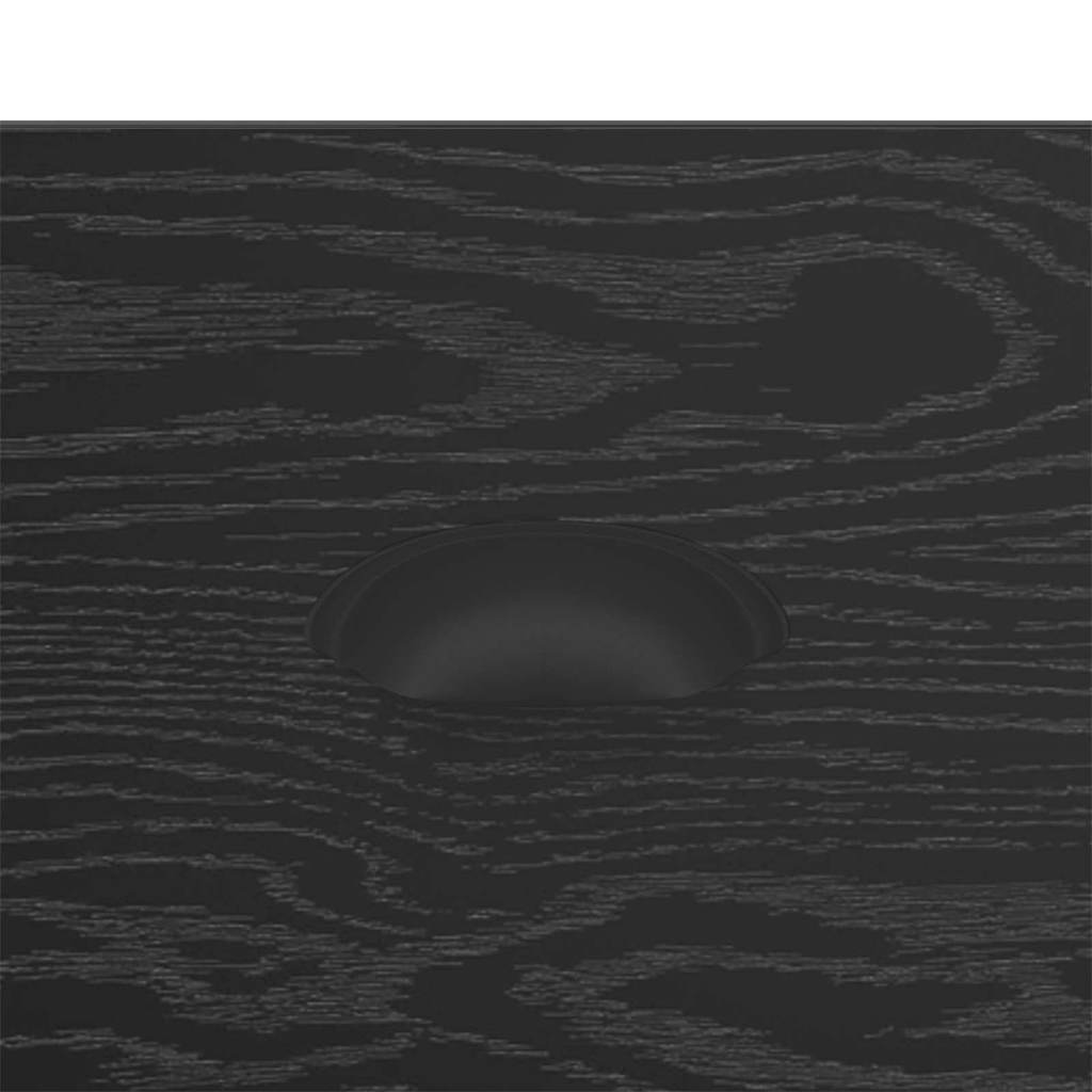 Kava Stol Crni hrast 50 x 50 x 35 cm Konstruirano drvo