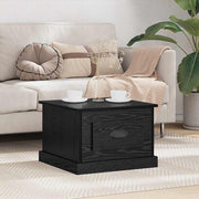 Kava Stol Crni hrast 50 x 50 x 35 cm Konstruirano drvo