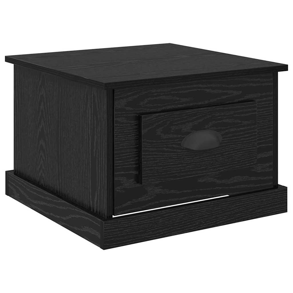 Kava Stol Crni hrast 50 x 50 x 35 cm Konstruirano drvo