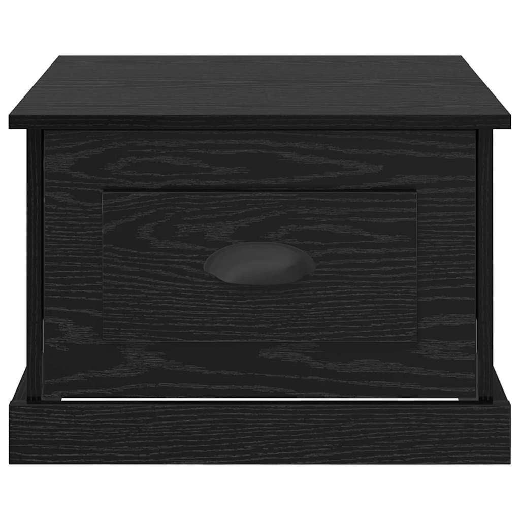 Kava Stol Crni hrast 50 x 50 x 35 cm Konstruirano drvo