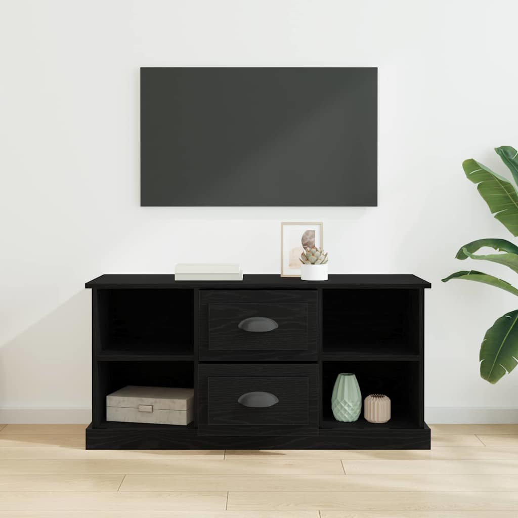 TV ormar Crni hrast 99,5 x 35,5 x 48 cm Konstruirano drvo