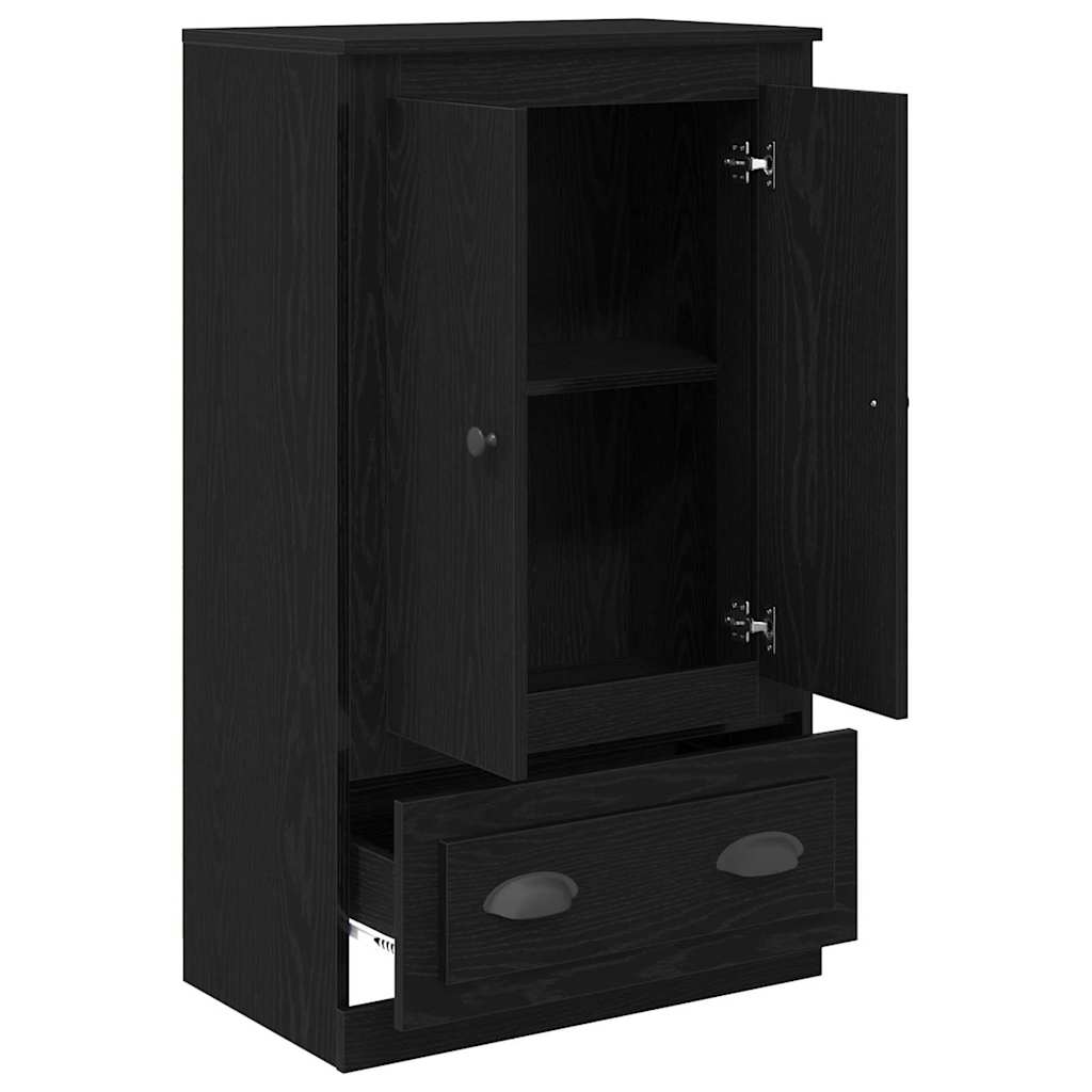 Highboard Crni hrast 60 x 35,5 x 103,5 cm Konstruirano drvo