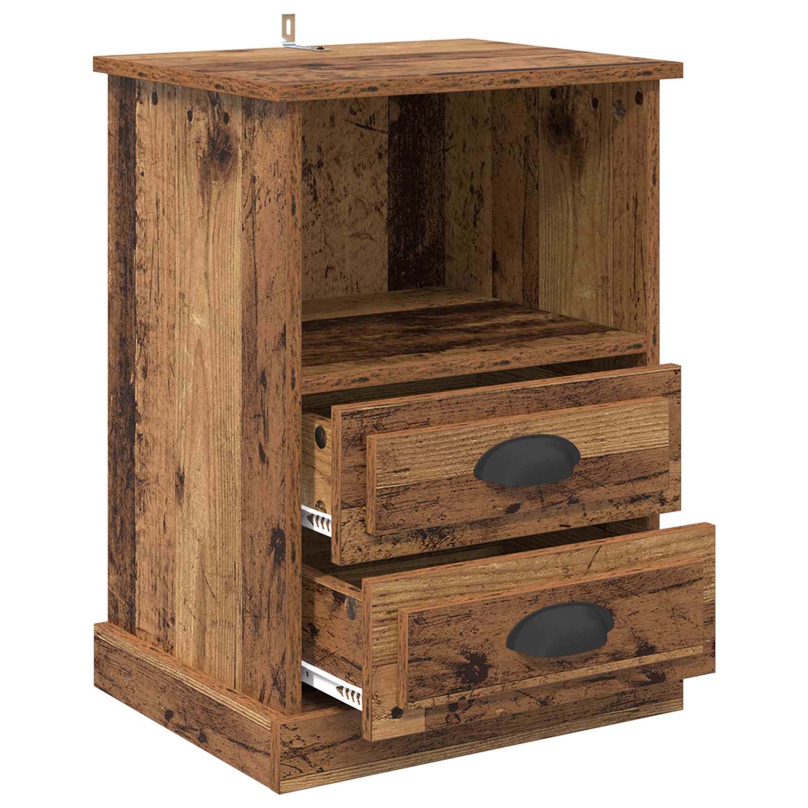 Noćni ormar 2 pcs Staro drvo 36 x 43 x 60 cm Konstruirano drvo