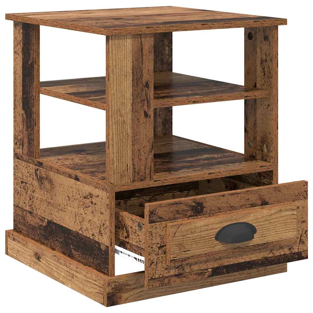 Noćni ormar Staro drvo 50 x 50 x 60 cm Konstruirano drvo