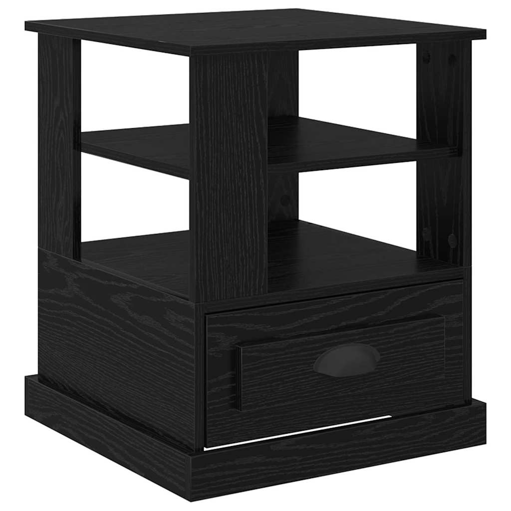 Noćni ormar Crni hrast 50 x 50 x 60 cm Konstruirano drvo